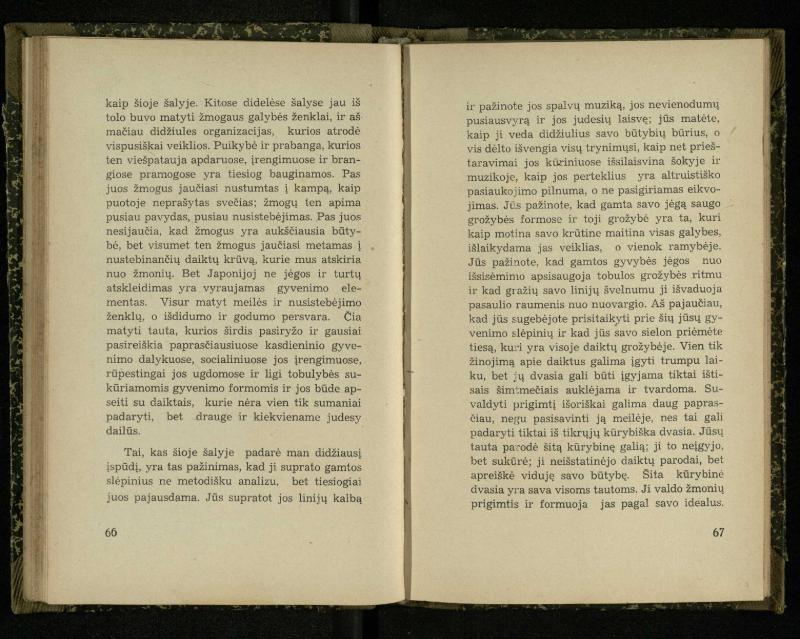 Nacionalizmas: nacionalizmas Vakaruose; Nacionalizmas Japonijoj; Nacionalizmas Indijoj / Rabindranath Tagore. – Kaunas: [s.n.], 1937. – 122, [2] p.