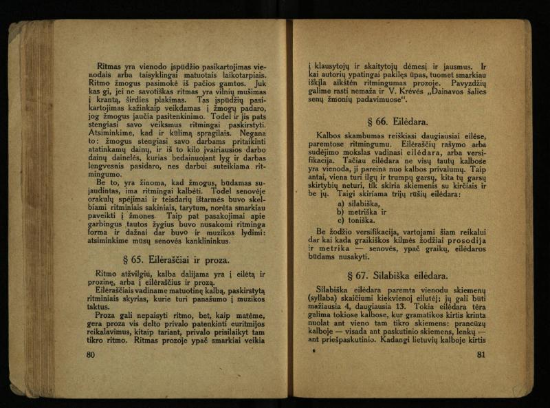 Literatūros teorija : vadovėlis aukštesniosioms mokykloms / K. Bizauskas. – 3 -ias leid. – Kaunas, 1922. – 199 p.