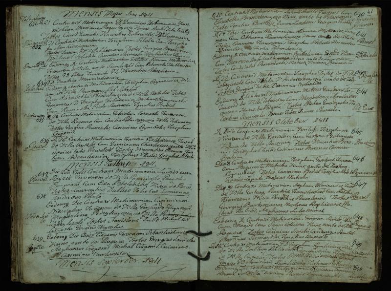 Pasvalio Romos katalikų parapijos bažnyčios 1793–1824 metų jungtuvių metrikų knyga