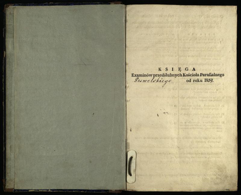 Pasvalio Romos katalikų parapijos bažnyčios 1859–1867 metų priešjungtuvinės apklausos knyga