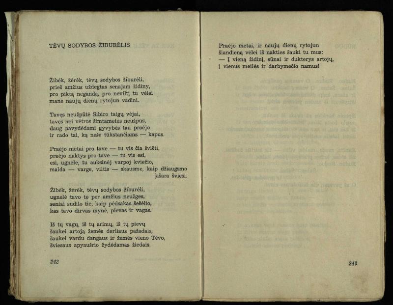 Per pasaulį keliauja žmogus : rinktinė poezija