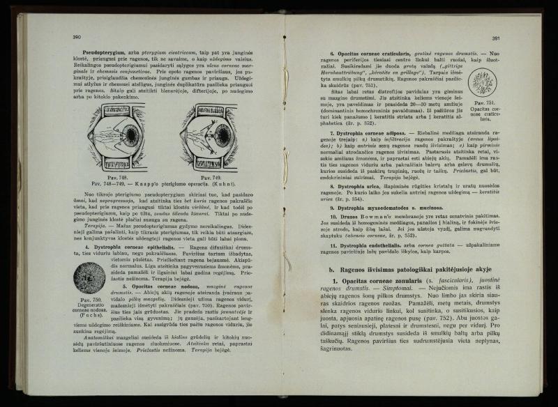 Akių ligų vadovas / Petras Avižonis. – Kaunas: Medicinos fakultetao leidinys, 1940. – VIII, 841, [2] p., 18 iliustr. lap.