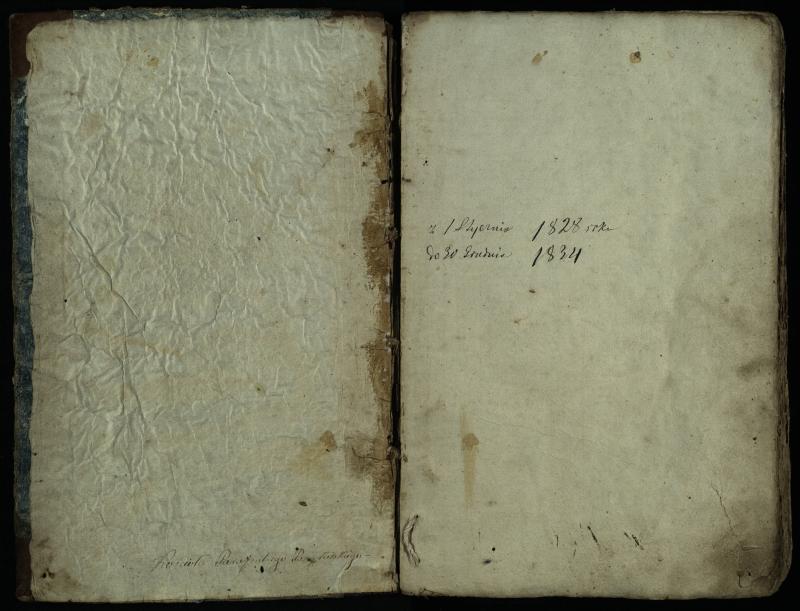 Pušaloto Romos katalikų parapijos bažnyčios 1828–1834 metų krikšto metrikų knyga