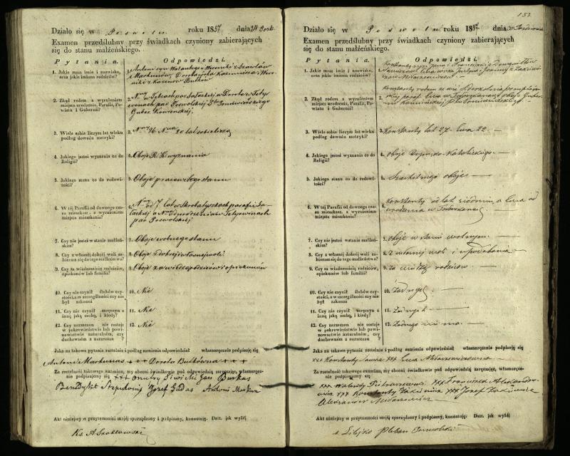 Pasvalio Romos katalikų parapijos bažnyčios 1849–1859 metų priešjungtuvinės apklausos knyga