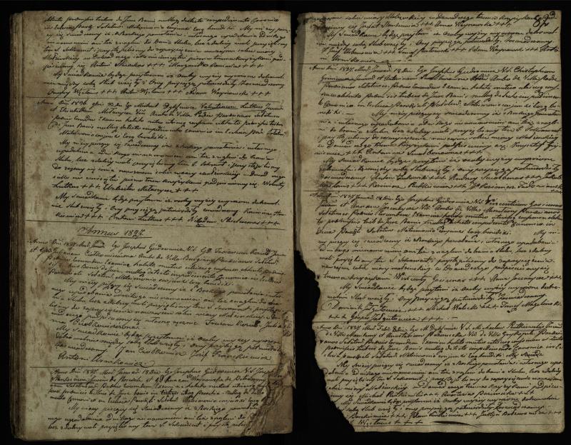 Saločių Romos katalikų parapijos bažnyčios 1819–1827 metų priešjungtuvinės apklausos knyga