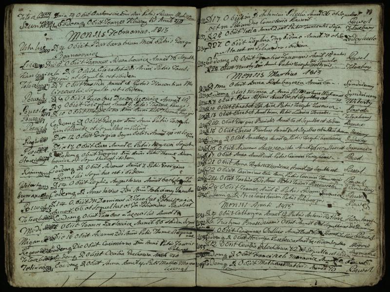 Pasvalio Romos katalikų parapijos bažnyčios 1794–1819 metų mirties metrikų knyga