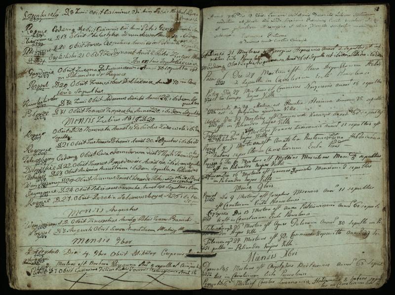 Pasvalio Romos katalikų parapijos bažnyčios 1794–1819 metų mirties metrikų knyga