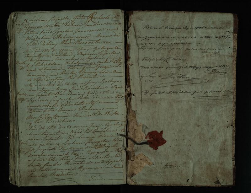 Pušaloto Romos katalikų parapijos bažnyčios 1802–1814 metų krikšto metrikų knyga