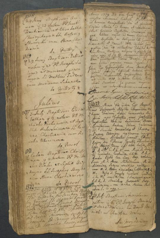 Pasvalio Romos katalikų parapijos bažnyčios 1749–1772 metų krikšto metrikų knyga