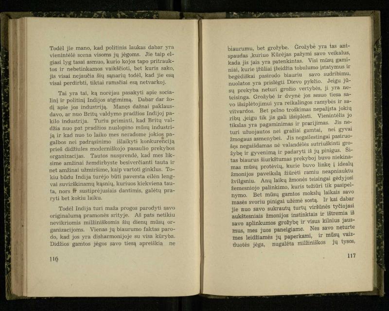 Nacionalizmas: nacionalizmas Vakaruose; Nacionalizmas Japonijoj; Nacionalizmas Indijoj / Rabindranath Tagore. – Kaunas: [s.n.], 1937. – 122, [2] p.