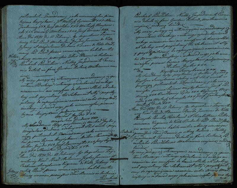 Pušaloto Romos katalikų parapijos bažnyčios 1819–1827 metų jungtuvių metrikų knyga