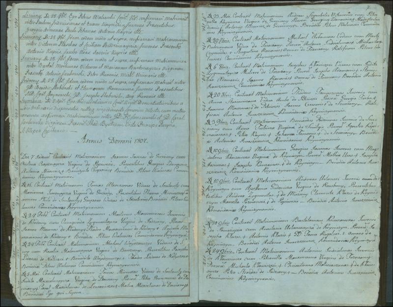 Krinčino Romos katalikų parapijos bažnyčios 1803–1826 metų jungtuvių metrikų knyga
