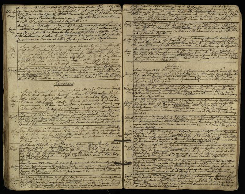 Pušaloto Romos katalikų parapijos bažnyčios 1822–1828 metų krikšto metrikų knyga