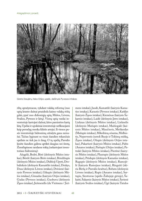 Šiaurietiški atsivėrimai : Pasvalio krašto istorijos ir kultūros žurnalas 2015, nr. 1 (38)