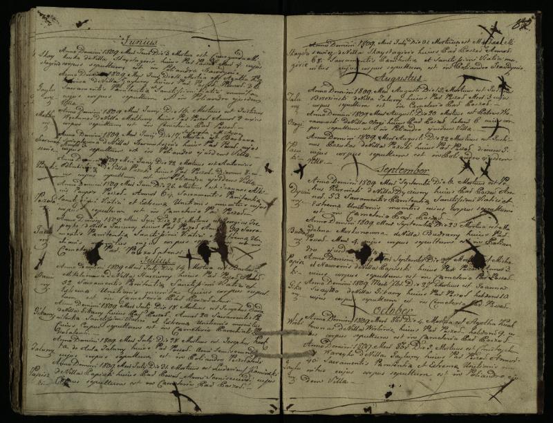Pušaloto Romos katalikų parapijos bažnyčios 1785–1810 metų mirties metrikų knyga
