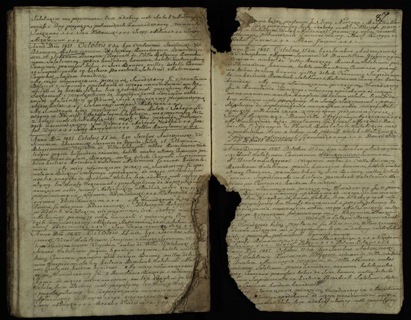 Saločių Romos katalikų parapijos bažnyčios 1819–1827 metų priešjungtuvinės apklausos knyga