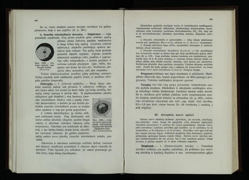 Akių ligų vadovas / Petras Avižonis. – Kaunas: Medicinos fakultetao leidinys, 1940. – VIII, 841, [2] p., 18 iliustr. lap.