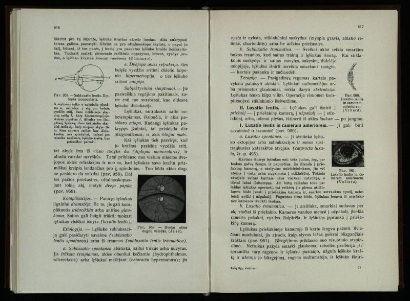 Akių ligų vadovas / Petras Avižonis. – Kaunas: Medicinos fakultetao leidinys, 1940. – VIII, 841, [2] p., 18 iliustr. lap.