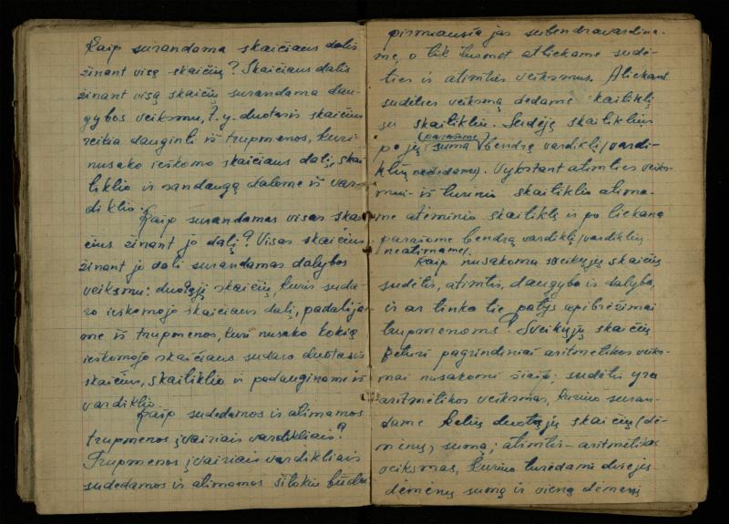 Žurnalisto, literato, vertėjo Kazimiero Pūro įrišti sąsiuviniai