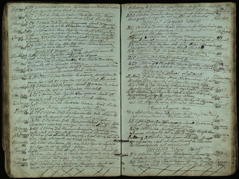 Pasvalio Romos katalikų parapijos bažnyčios 1794–1819 metų mirties metrikų knyga