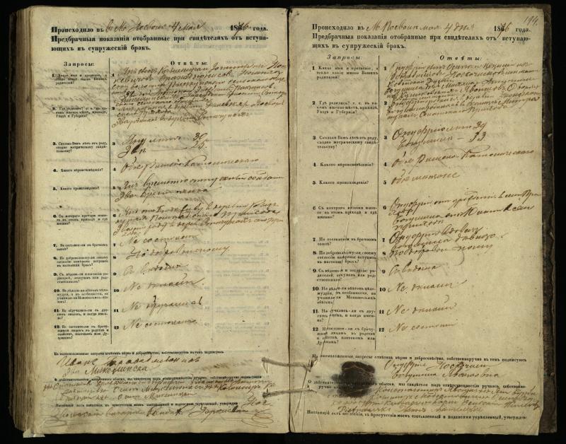 Pasvalio Romos katalikų parapijos bažnyčios 1866–1876 metų priešjungtuvinės apklausos knyga