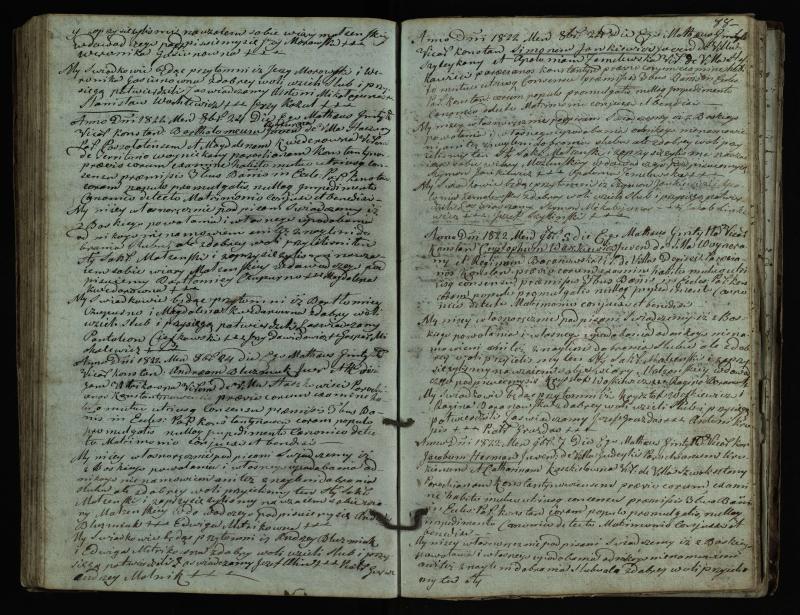 Vaškų (Konstantinavo) Romos katalikų parapijos bažnyčios 1809–1827 metų jungtuvių metrikų knyga