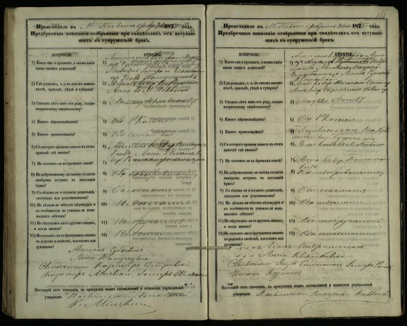 Pasvalio Romos katalikų parapijos bažnyčios 1876–1885 metų priešjungtuvinės apklausos knyga
