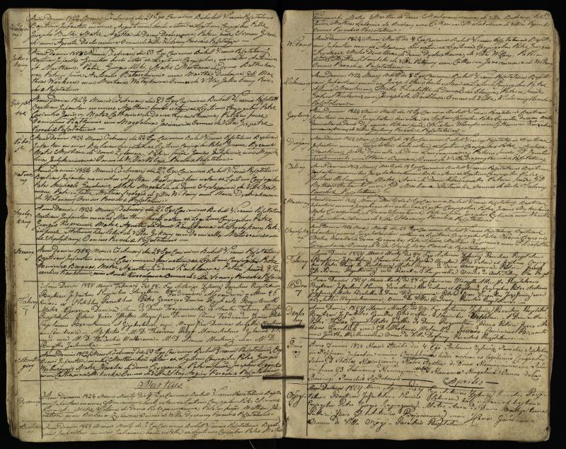 Pušaloto Romos katalikų parapijos bažnyčios 1822–1828 metų krikšto metrikų knyga