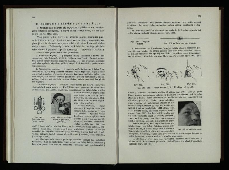 Akių ligų vadovas / Petras Avižonis. – Kaunas: Medicinos fakultetao leidinys, 1940. – VIII, 841, [2] p., 18 iliustr. lap.