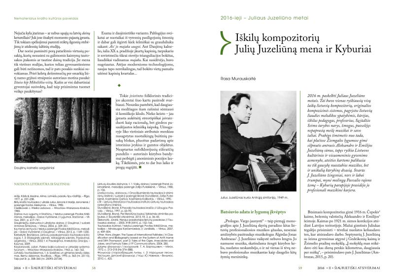 Šiaurietiški atsivėrimai : Pasvalio krašto istorijos ir kultūros žurnalas 2016, nr. 2 (41)