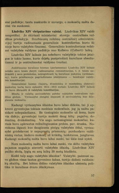 Naujųjų amžių istorija: vadovėlis vidurinėms mokykloms / K. Kliuksinas. – Kaunas: Sakalas, 1936. – 160 p.