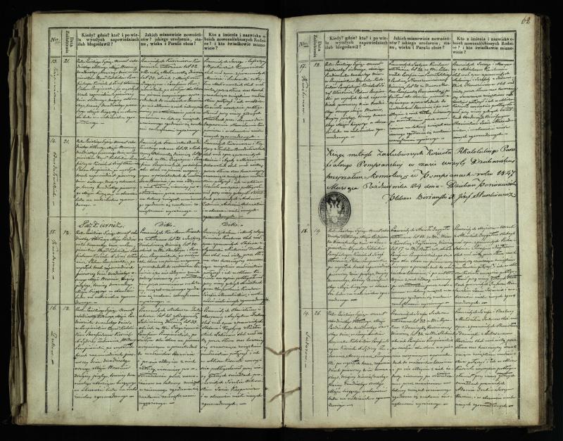 Pumpėnų Romos katalikų parapijos bažnyčios 1837–1848 metų jungtuvių metrikų knyga