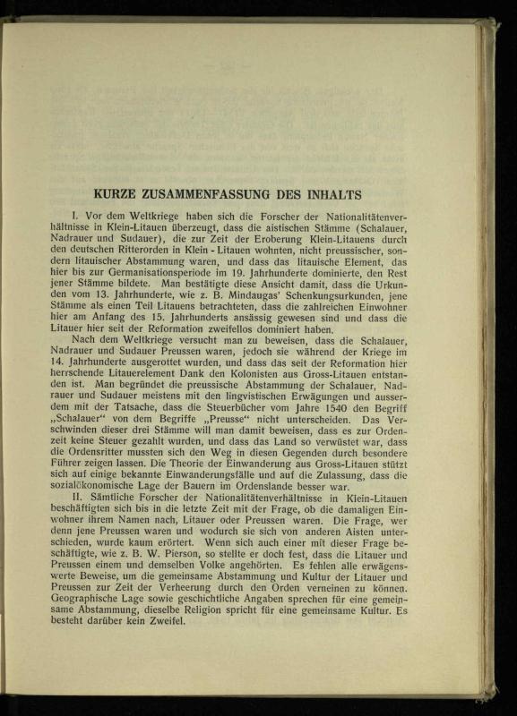 Tautiniai santykiai Maž. Lietuvoje ligi Didžiojo karo istorijos ir statistikos šviesoje
/ Vincas Vileišis. – Kaunas: Politinių ir socialinių mokslų institutas, 1935. – 271, [3] p.