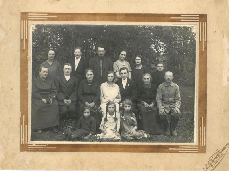 Juzefos Vatkutės ir Domo Žiogo vestuvės. 1928 m.
