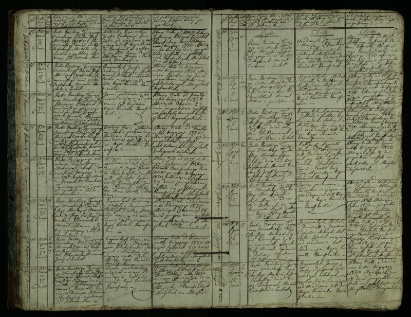 Pušaloto Romos katalikų parapijos bažnyčios 1828–1834 metų mirties metrikų knyga