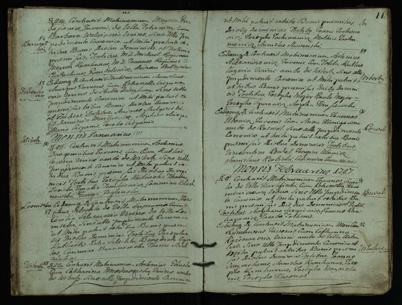 Pasvalio Romos katalikų parapijos bažnyčios 1793–1824 metų jungtuvių metrikų knyga