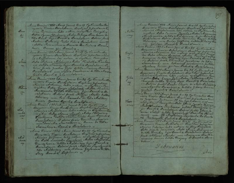 Pušaloto Romos katalikų parapijos bažnyčios 1802–1814 metų krikšto metrikų knyga