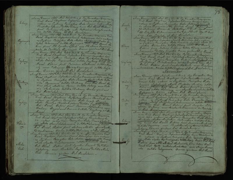 Pušaloto Romos katalikų parapijos bažnyčios 1802–1814 metų krikšto metrikų knyga