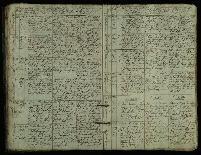 Pušaloto Romos katalikų parapijos bažnyčios 1828–1834 metų mirties metrikų knyga