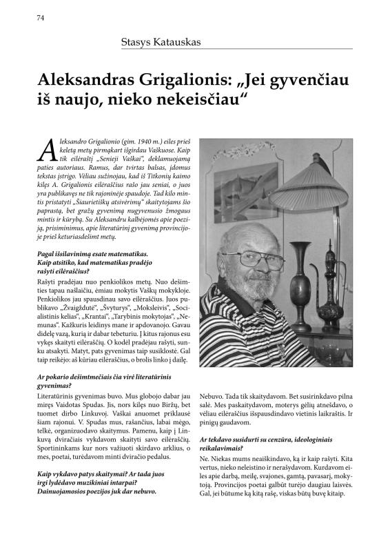 Šiaurietiški atsivėrimai : Pasvalio krašto istorijos ir kultūros žurnalas 2013, nr. 1 (34)