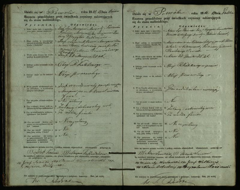 Pasvalio Romos katalikų parapijos bažnyčios 1859–1867 metų priešjungtuvinės apklausos knyga
