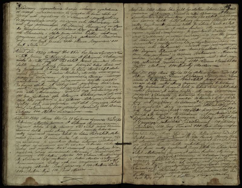 Saločių Romos katalikų parapijos bažnyčios 1819–1827 metų priešjungtuvinės apklausos knyga