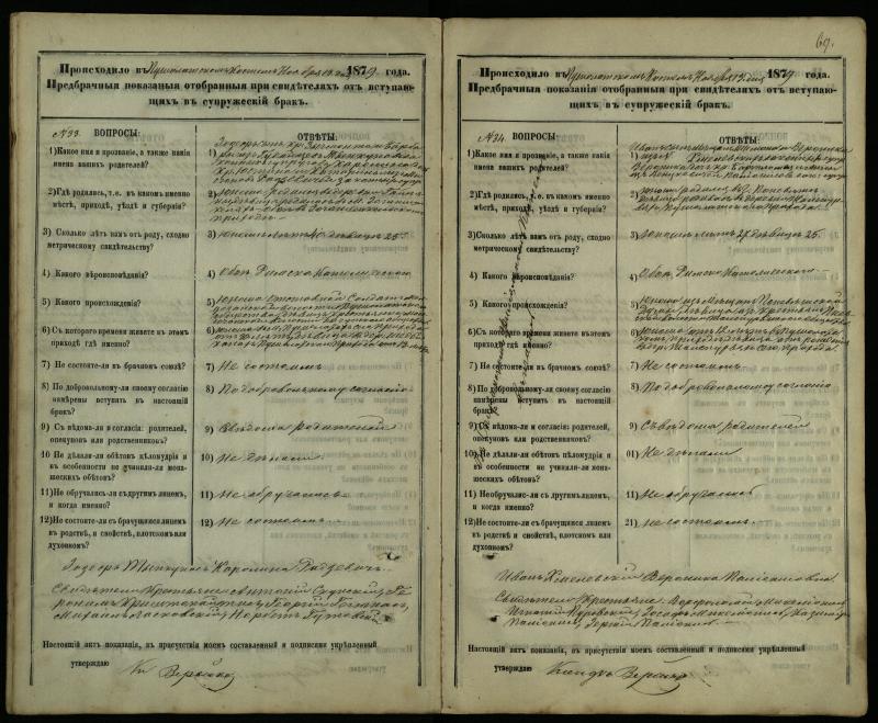 Pušaloto Romos katalikų parapijos bažnyčios 1878–1883 metų priešjungtuvinės apklausos knyga
