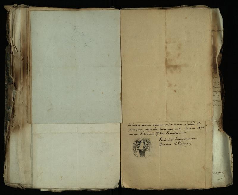 Pušaloto Romos katalikų parapijos bažnyčios 1843–1879 metų gaunamų raštų knyga