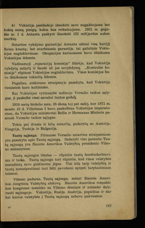 Naujųjų amžių istorija: vadovėlis vidurinėms mokykloms / K. Kliuksinas. – Kaunas: Sakalas, 1936. – 160 p.