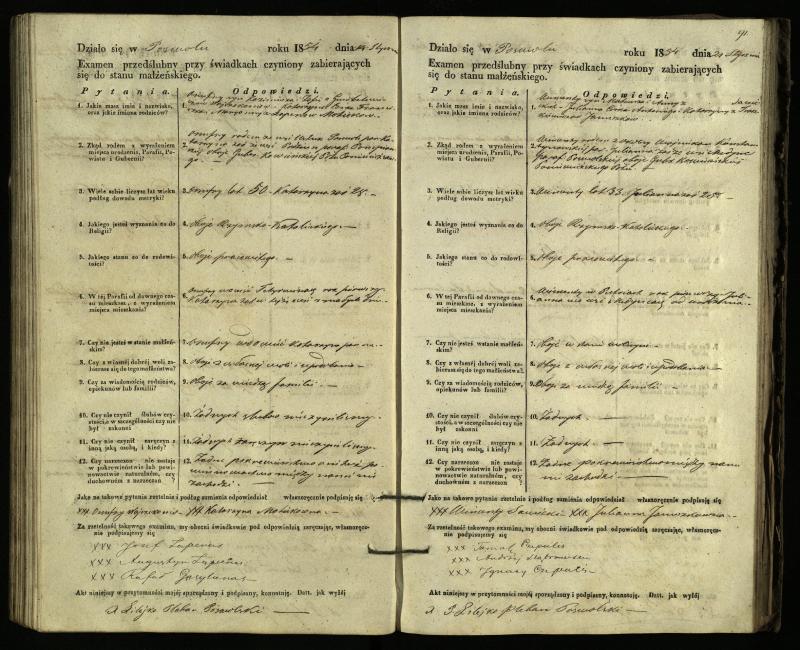 Pasvalio Romos katalikų parapijos bažnyčios 1849–1859 metų priešjungtuvinės apklausos knyga
