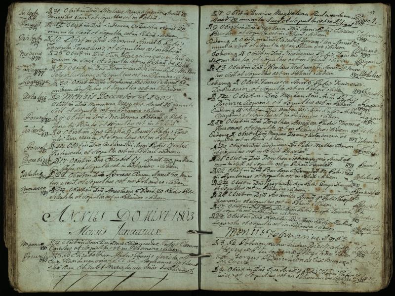 Pasvalio Romos katalikų parapijos bažnyčios 1794–1819 metų mirties metrikų knyga