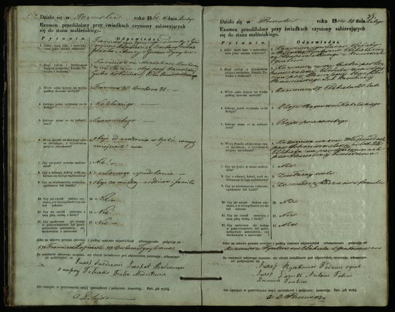 Pasvalio Romos katalikų parapijos bažnyčios 1859–1867 metų priešjungtuvinės apklausos knyga