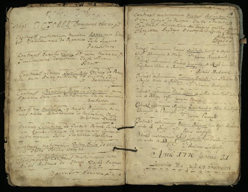 Vaškų (Konstantinavo) Romos katalikų parapijos bažnyčios 1766–1804 metų jungtuvių metrikų knyga