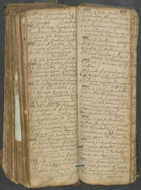 Pasvalio Romos katalikų parapijos bažnyčios 1749–1772 metų krikšto metrikų knyga